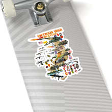 Load image into Gallery viewer, Kiss-Cut Stickers - Map - Vietnam Units -with Wpns - Equipment