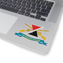 Load image into Gallery viewer, Kiss-Cut Stickers - Army - 7th Infantry Division - DUI w Br - Ribbon X 300