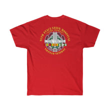Load image into Gallery viewer, Unisex Ultra Cotton Tee - 95th Evacuation Hospital with SVC Ribbon - Vietnam - Front/Back