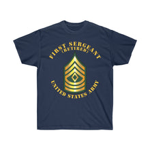 Load image into Gallery viewer, Unisex Ultra Cotton Tee - Army - First Sergeant - 1SG - Retired