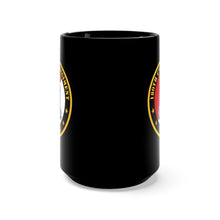 Load image into Gallery viewer, Black Mug 15oz - Army - 180th Cavalry Regiment Veteran - Red - White X 300