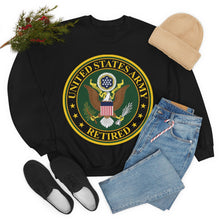 Load image into Gallery viewer, Unisex Heavy Blend Crewneck Sweatshirt - Army - US Army Retired