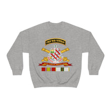 Load image into Gallery viewer, Unisex Heavy Blend Crewneck Sweatshirt - Army - 8th Field Artillery w Br - Ribbon COLD WAR Vet Tab