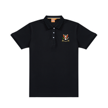 Load image into Gallery viewer, 28th Infantry Regimental Colors - Men's Black Classic Polo Shirt Offset Heat Transfer Print
