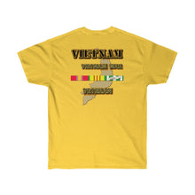 Load image into Gallery viewer, Unisex Ultra Cotton Tee - 5th Special Forces Group (Airborne) Beret/Dagger - Vietnam Veteran with Vietnam Map