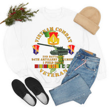 Load image into Gallery viewer, Unisex Heavy Blend Crewneck Sweatshirt - Army - Vietnam Combat Vet - 2nd Bn 94th Artillery - I Field Force w M107