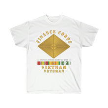 Load image into Gallery viewer, Unisex Ultra Cotton Tee - Army - Finance Corps - Vietnam Vet w VN SVC X300