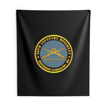 Load image into Gallery viewer, Indoor Wall Tapestries - Army - 38th Infantry Regiment - Buffalo Soldiers - Jefferson Barracks, MO w Inf Branch