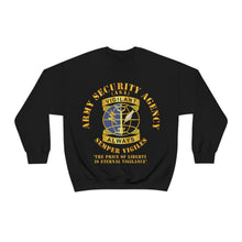 Load image into Gallery viewer, Unisex Heavy Blend Crewneck Sweatshirt - Army Security Agency - DUI - Always Vigilante