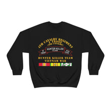 Load image into Gallery viewer, Unisex Heavy Blend Crewneck Sweatshirt - Army - F Troop, 4th Cavalry, Hunter Killer Team, Vietnam War with Vietnam Service Ribbons