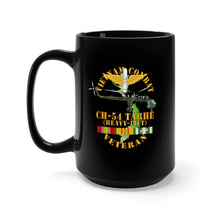 Load image into Gallery viewer, Black Mug 15oz - Army - Vietnam Combat Vet - CH-54 Tarhe w VN SVC X 300