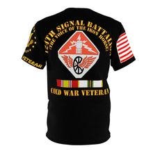 Load image into Gallery viewer, Unisex AOP - Army - 124th Signal Battalion - Voice Iron Horse - Cold War Veteran (1947 - 1991)