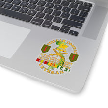 Load image into Gallery viewer, Kiss-Cut Stickers - Army - Vietnam Combat Vet - 8th Bn 6th Artillery - 1st Inf Div SSI
