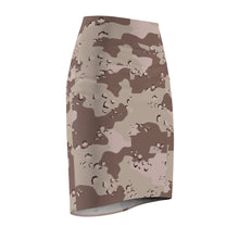 Load image into Gallery viewer, Women's Pencil Skirt - Military Chocolate Chip Desert Camouflage