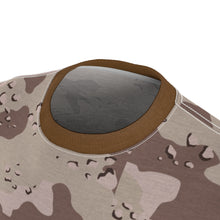 Load image into Gallery viewer, AOP Tee - Military Chocolate Chip Desert Camouflage Shirt