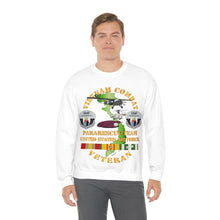 Load image into Gallery viewer, Unisex Heavy Blend Crewneck Sweatshirt - USAF - Vietnam Combat Veteran w Pararescue Huskie