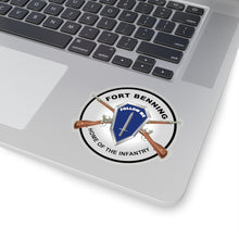 Load image into Gallery viewer, Kiss-Cut Stickers - Army - Fort Benning, GA - Home of the Infantry