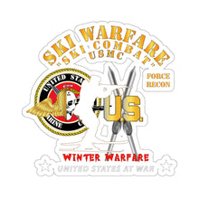 Load image into Gallery viewer, Kiss-Cut Stickers - SOF - USMC Force Recon - Ski Warfare - Ski Combat - Winter Warfare X 300