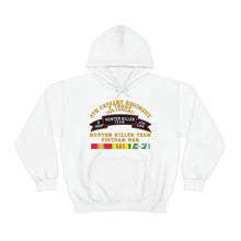 Load image into Gallery viewer, Unisex Heavy Blend Hooded Sweatshirt - Army - F Troop 4th Cav - Hunter Killer w Vietnam War SVC