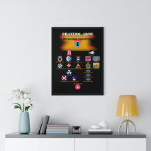 Load image into Gallery viewer, Premium Framed Vertical Poster - Phantom Army (Ghost Army) - Operation Fortitude - World War II