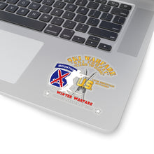 Load image into Gallery viewer, Kiss-Cut Stickers - Army - 10th Mountain Division - Ski Warfare - Ski Combat - Winter Warfare X 300