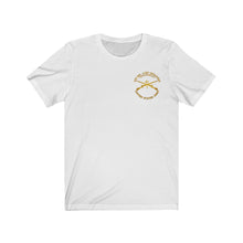 Load image into Gallery viewer, Unisex Jersey Short Sleeve Tee - 1st Battalion, 41st Infantry Regiment "Dragoons" - Left Front Pocket Area