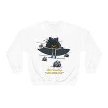 Load image into Gallery viewer, Unisex Heavy Blend Crewneck Sweatshirt - Army - Cavalry Hat - Air Assault w Branch w Slicks
