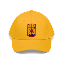 Load image into Gallery viewer, Unisex Twill Hat - 57th Artillery Brigade - Shoulder Sleeve Insignia (SSI) without Text - Direct to Garment (DTG) Printed