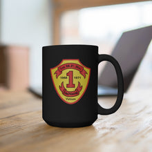 Load image into Gallery viewer, Black Mug 15oz - USMC - 1st Military Police Battalion wo Txt