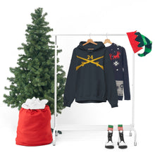 Load image into Gallery viewer, Unisex Heavy Blend Hooded Sweatshirt - Army - 24th Infantry Regiment Branch Wo Txt