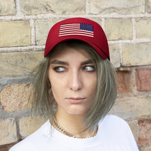 Load image into Gallery viewer, Unisex Twill Hat - United States Flag Hat - Direct to Garment (DTG) - Printed