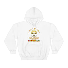 Load image into Gallery viewer, Unisex Heavy Blend Hooded Sweatshirt - Army - Jumping Mustangs w DUI - ABN Basic - 1st Bn 8th Cav w VN