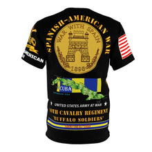 Load image into Gallery viewer, Unisex AOP - 10th Cavalry Regiment (Buffalo Soldiers) - Dismounted Charge - Spanish American War