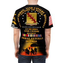 Load image into Gallery viewer, Unisex AOP - 1st Squadron, 32nd Cavalry Regiment (Air Assault), Operation Iraqi Freedom with Iraq Service Ribbons