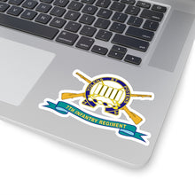 Load image into Gallery viewer, Kiss-Cut Stickers - Army - 7th Infantry Regiment w Br - Ribbon X 300