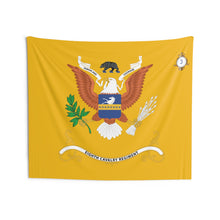 Load image into Gallery viewer, Indoor Wall Tapestries - 3rd Battalion, 8th Cavalry Regiment - (Honor and Courage) - Regimental Colors Tapestry