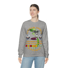 Load image into Gallery viewer, Unisex Heavy Blend Crewneck Sweatshirt - USAF - Vietnam Combat Veteran w Pararescue Huskie
