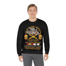 Load image into Gallery viewer, Unisex Heavy Blend Crewneck Sweatshirt - Army - 2nd Bn 83rd Artillery w M110 - Babenhausen Germany w COLD SVC