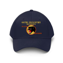 Load image into Gallery viewer, Unisex Twill Hat - 66th Infantry Div - Black Panther - Hat - Direct to Garment (DTG) - Printed