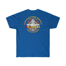 Load image into Gallery viewer, Unisex Ultra Cotton Tee - 95th Evacuation Hospital with SVC Ribbon - Vietnam - Front/Back
