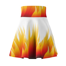 Load image into Gallery viewer, Women's Skater Skirt (AOP) - Flaming Skirt