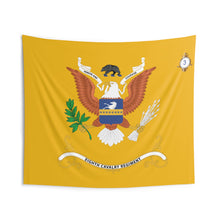 Load image into Gallery viewer, Indoor Wall Tapestries - 3rd Battalion, 8th Cavalry Regiment - (Honor and Courage) - Regimental Colors Tapestry