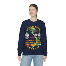 Load image into Gallery viewer, Unisex Heavy Blend Crewneck Sweatshirt - USAF - Vietnam Combat Veteran w Pararescue Huskie