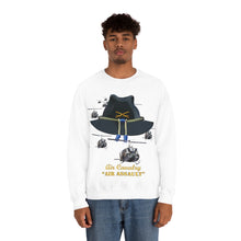 Load image into Gallery viewer, Unisex Heavy Blend Crewneck Sweatshirt - Army - Cavalry Hat - Air Assault w Branch w Slicks