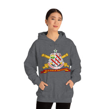 Load image into Gallery viewer, Unisex Heavy Blend Hooded Sweatshirt - Army - 8th Field Artillery w Br - Ribbon