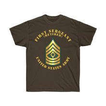 Load image into Gallery viewer, Unisex Ultra Cotton Tee - Army - First Sergeant - 1SG - Retired