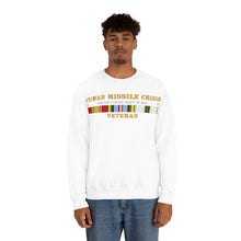 Load image into Gallery viewer, Unisex Heavy Blend Crewneck Sweatshirt - Navy - Cuban Missile Crisis w AFEM COLD SVC