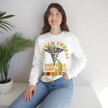 Load image into Gallery viewer, Unisex Heavy Blend Crewneck Sweatshirt - USN - USMC - Vietnam Combat Veteran Hospital Corpsman X 300