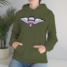 Load image into Gallery viewer, Unisex Heavy Blend Hooded Sweatshirt - Army - Parachute Rigger Cloth Wo Txt