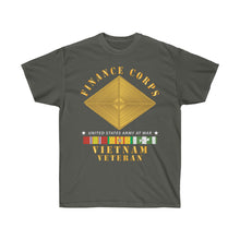 Load image into Gallery viewer, Unisex Ultra Cotton Tee - Army - Finance Corps - Vietnam Vet w VN SVC X300